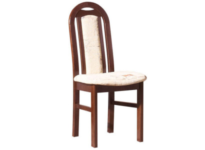 Stuhl Design Textil Holz Polster Gastro Esszimmer Stoff Stühle Lehnstuhl